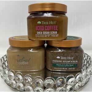 HTF Tree Hut Trio~Ice Coffee, Velvet Coffee ☕️& Mocha & Coffee Bean Sugar Scrubs